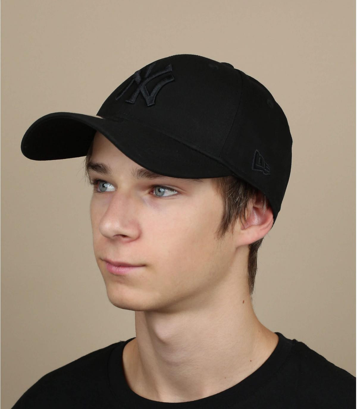 Baseballcap NY schwarz NY league essential 9forty black cap